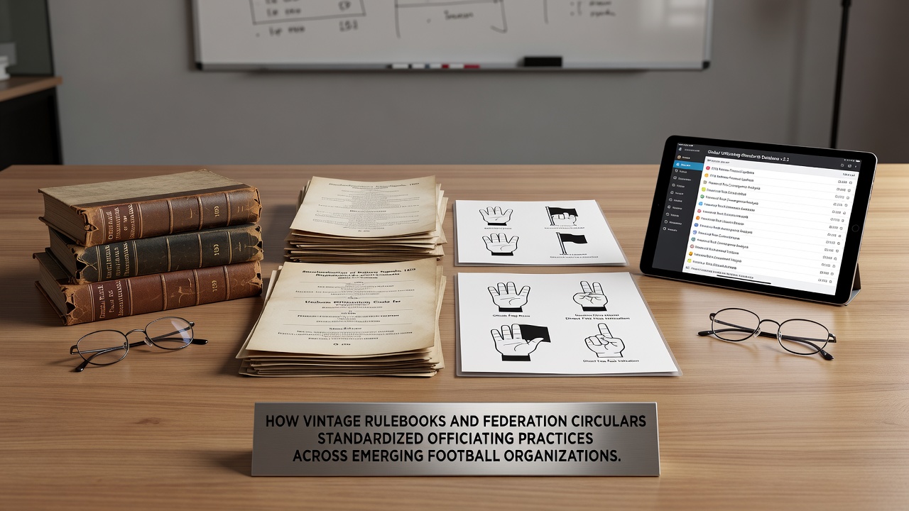 Federation circulars and referee training materials from southern hemisphere football associations