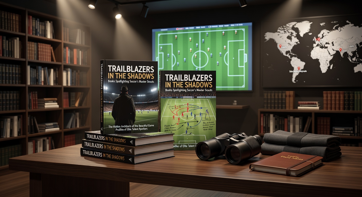 An array of scouting notebooks and reports spread across a desk, symbolizing the meticulous documentation that defines a master's work